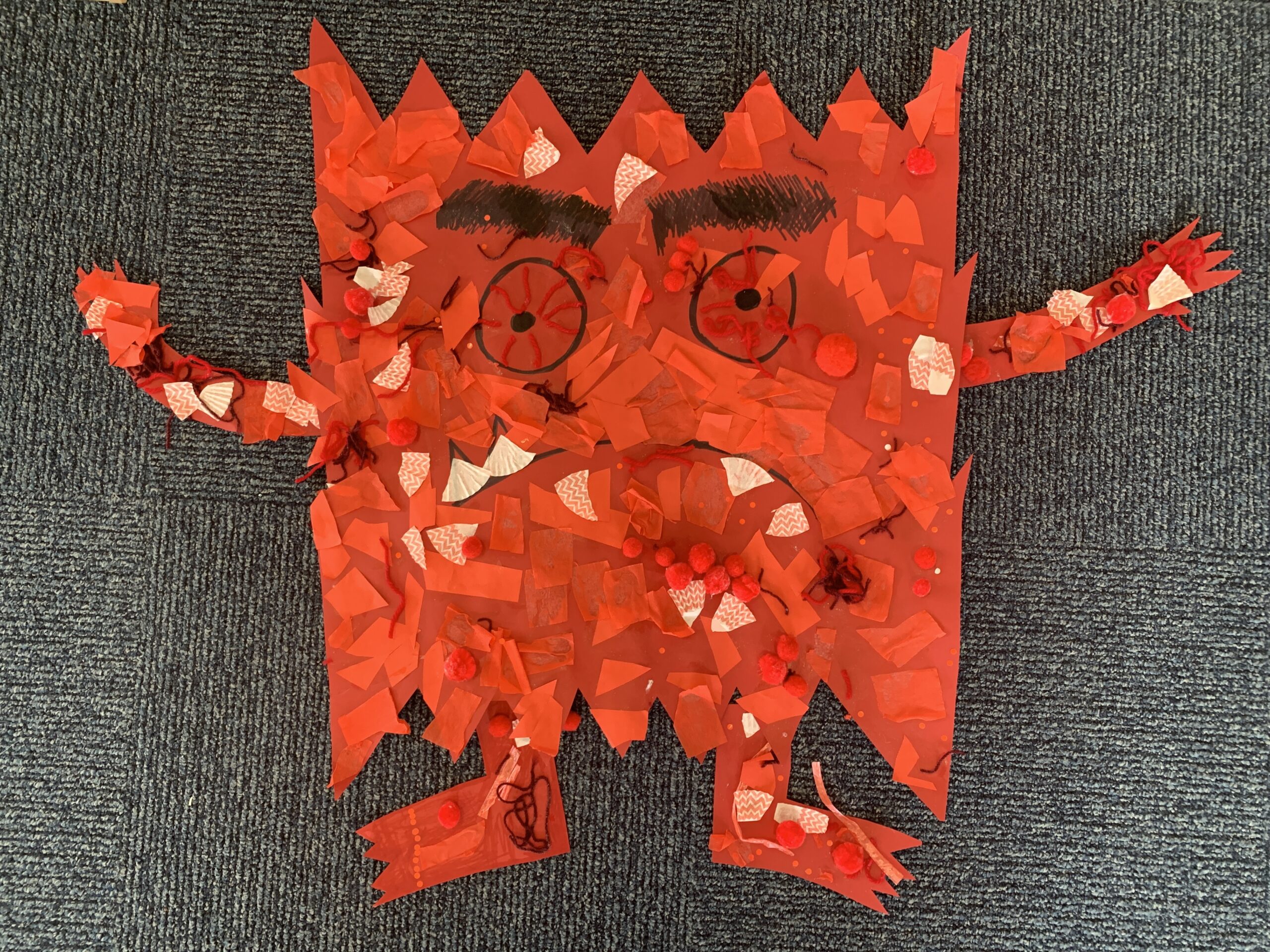 A Whole-School Collaboration: Creating Our Color Monster and Actioning Activities for the Christmas Concert