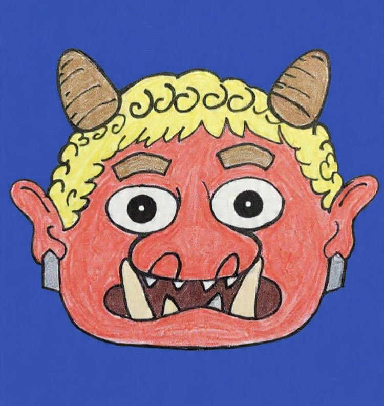 Setsubun [節分] Seasonal Japanese Tradition Mask-Making & Coloring